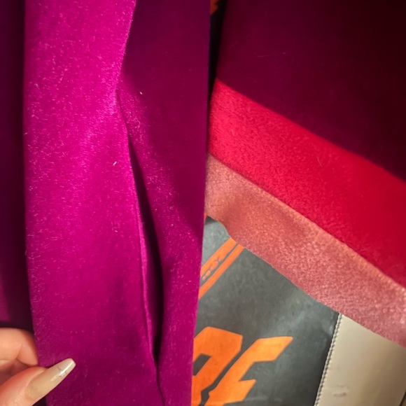 Vintage Vanity Fair purple pink nightgown robe zip up size 16 - Picture 4 of 4